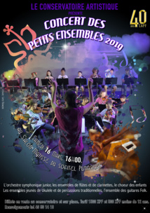 Concert des petits ensembles du conservatoire ce samedi Concert des petits ensembles du conservatoire ce samedi