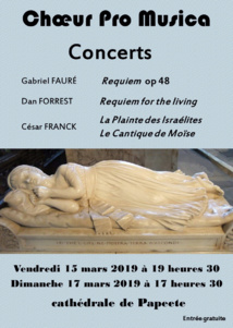 Le chœur Pro Musica chante ce week-end