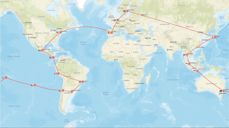 Moana et Hiroana se lancent dans un tour du monde pour alerter sur le réchauffement climatique