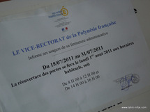 Le représentant des étudiants (FAEPF) s'en prend au vice-recteur dans une lettre ouverte