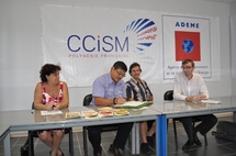 Signature d'une convention de partenariat entre la CCISM et l'ADEME