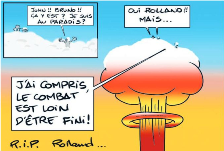 " Hommage à Roland Oldham " par Munoz