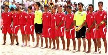 Beach Soccer : Les Polynésiens Tiki Toa en match amical à Paris avant la Coupe du Monde à Ravenne 2011.
