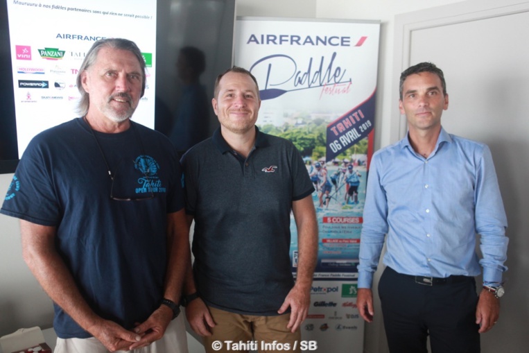 Philippe Klima, Jérôme Loisel et Lionel Rault directeur régional d'Air France Philippe Klima, Jérôme Loisel et Lionel Rault directeur régional d'Air France