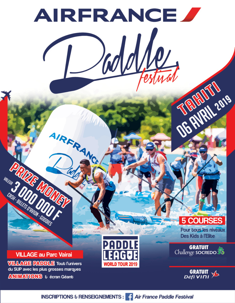 SUP – Air France Paddle Festival : L’événement Sup de l’année le 6 avril SUP – Air France Paddle Festival : L’événement Sup de l’année le 6 avril