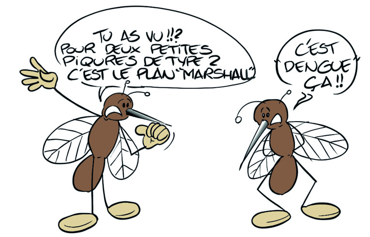 " La dengue 2 " vu par Munoz " La dengue 2 " vu par Munoz