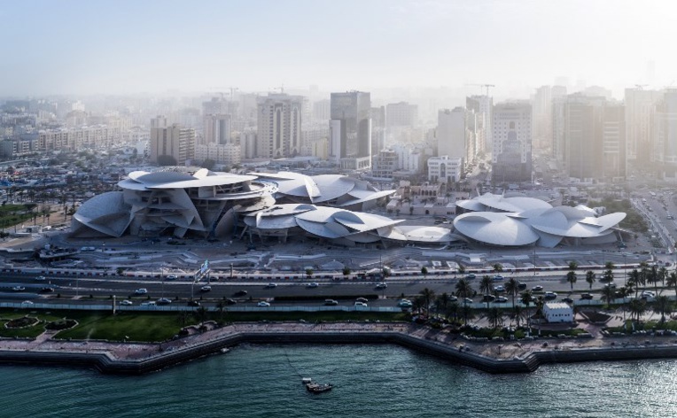 Musée national du Qatar: éclosion de la rose des sables de Jean Nouvel