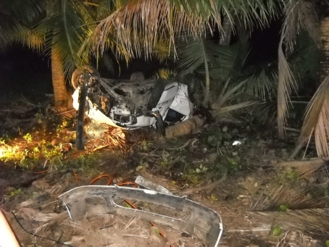 Une image qui laisse imaginer la violence du choc