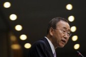 Le secrétaire général de l'ONU Ban Ki Moon