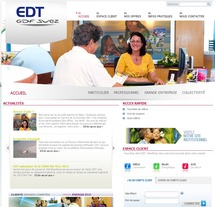 EDT présente son nouveau site Internet: avec l'e-agence, facilitez-vous la vie!