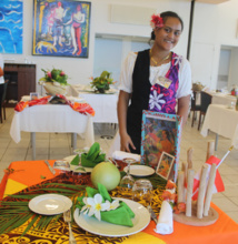 Valentine, élève au lycée professionnel Tuteao de Raiatea. Valentine, élève au lycée professionnel Tuteao de Raiatea.