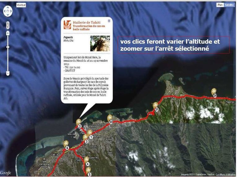 En septembre découvrez La Route du Monoï vue du ciel