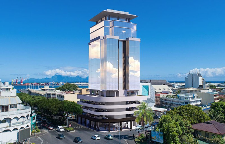 Un projet hôtelier est déjà annoncé par le promoteur Marcel Taib à l'angle de l'avenue du Prince Hinoi à Papeete (Photo : illustration d'archives).