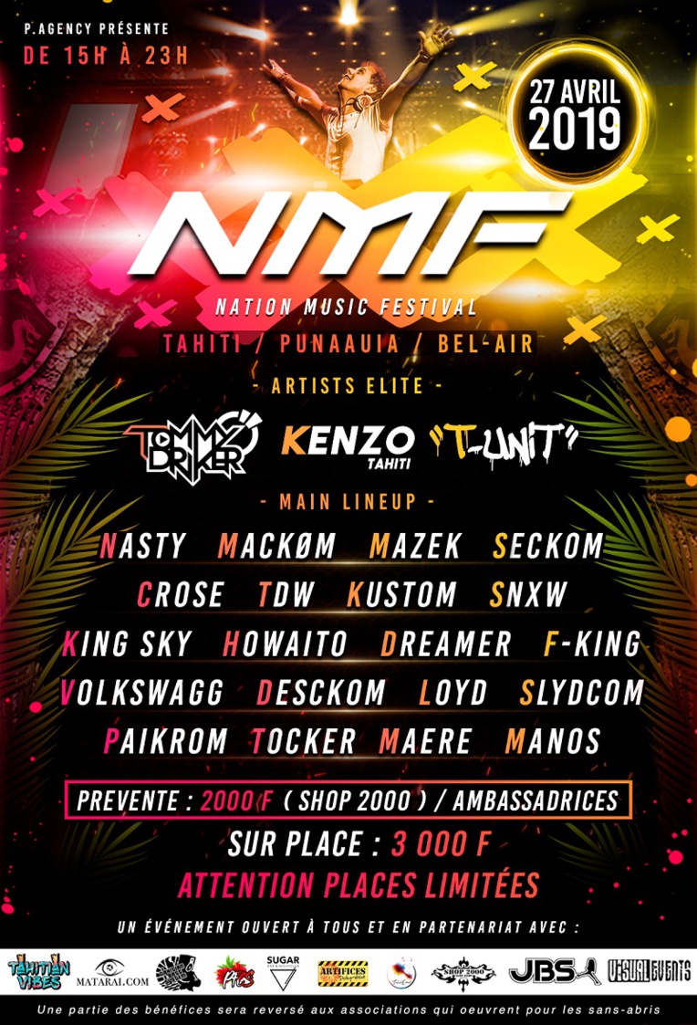 Nation Music Festival : une grande fête électro le 27 avril Nation Music Festival : une grande fête électro le 27 avril