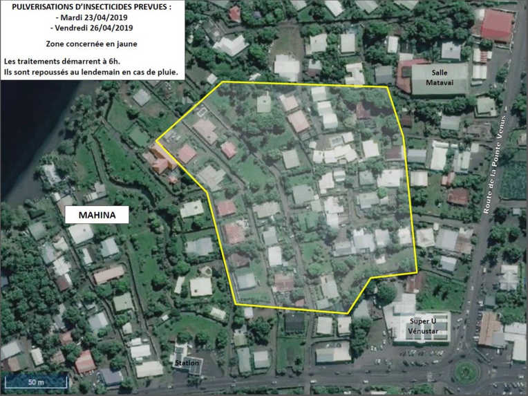 Trois nouveaux quartiers de Mahina touchés par la dengue de type 2 Trois nouveaux quartiers de Mahina touchés par la dengue de type 2