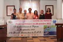 Papeete bombardé: une exposition historique à la Mairie de Papeete