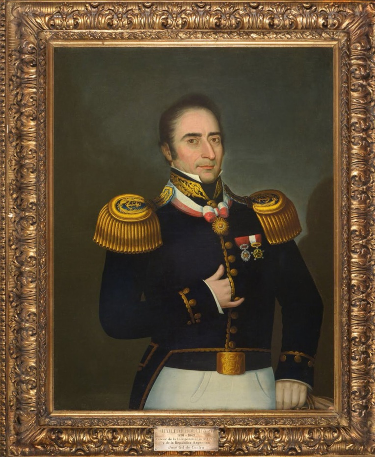 Portrait officiel d’Hyppolite Bouchard lorsqu’il était à la tête de toute la marine péruvienne.