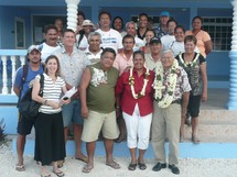 Le Ministre Temauri FOSTER a rencontré le tout nouveau collectif regroupant les représentants des ona grandes fermes perlières et de la population de Takaroa, avec la collaboration du Maire Teapehu TEAHE.J