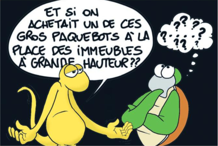 " Un immeuble sur l'eau " vu par Munoz