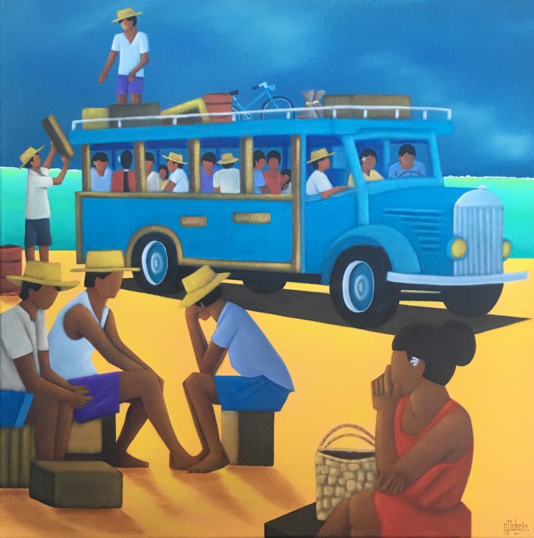 Philippe Dubois présente une cinquantaine de "scènes de vie polynésiennes"