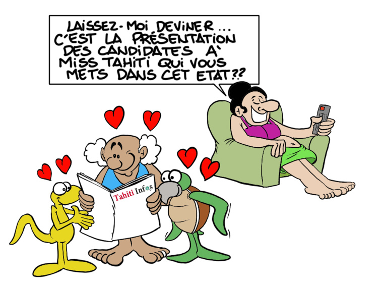 "La Miss-mania ne fait que commencer" vu par Munoz "La Miss-mania ne fait que commencer" vu par Munoz