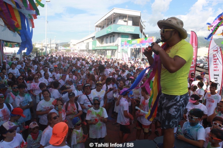 Un échauffement a été proposé avant la course