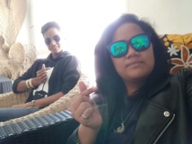 La vice-présidente et le président de l'association Polynesian Hallyu, Kahealani et Tepehu. La vice-présidente et le président de l'association Polynesian Hallyu, Kahealani et Tepehu.