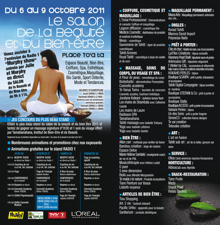 Le salon de la beauté et de la santé se poursuit jusqu'à dimanche soir