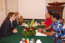 Déplacement de Tauhiti Nena à Paris: Sport scolaire et projet de convention ONISEP