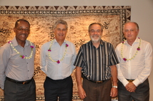 M. Nicolas  DE SEZE, directeur de l'IEOM en visite en Polynésie française