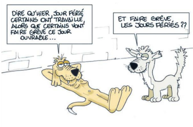 " Marche ou grève " par Munoz " Marche ou grève " par Munoz