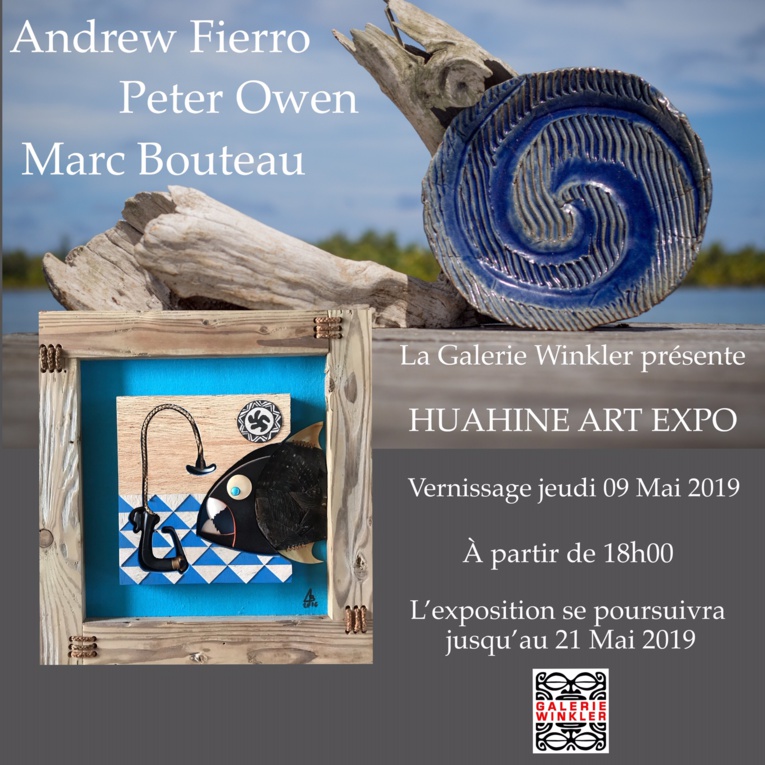 Un trio de Huahine à la galerie Winkler