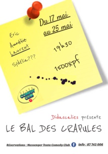 La troupe Didascalies revient avec "Le Bal des crapules"