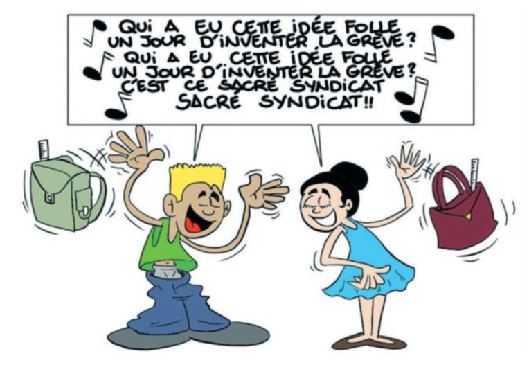 " Marche ou grève (Bis...) " par Munoz " Marche ou grève (Bis...) " par Munoz