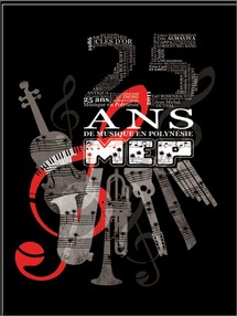 Musique En Polynésie qui fête ses 25 ans, propose un "package" musical.