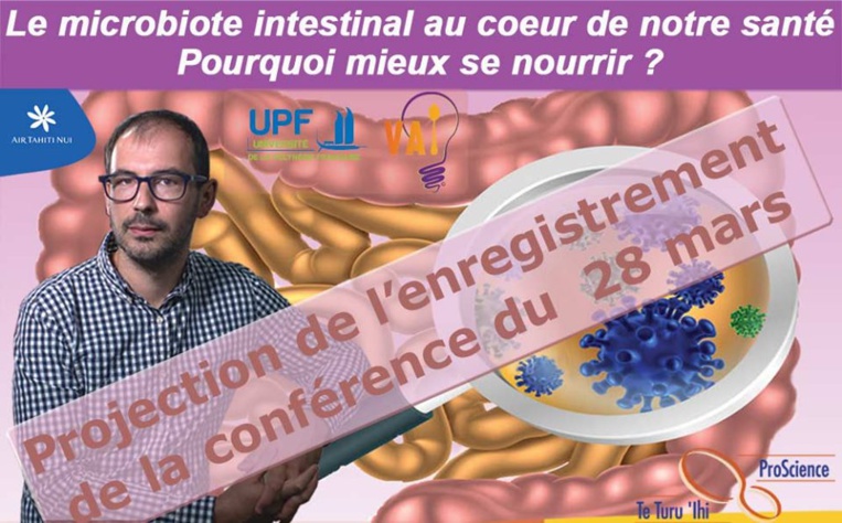 La conférence sur le microbiote de Benoît Chassaing projetée à l’UPF
