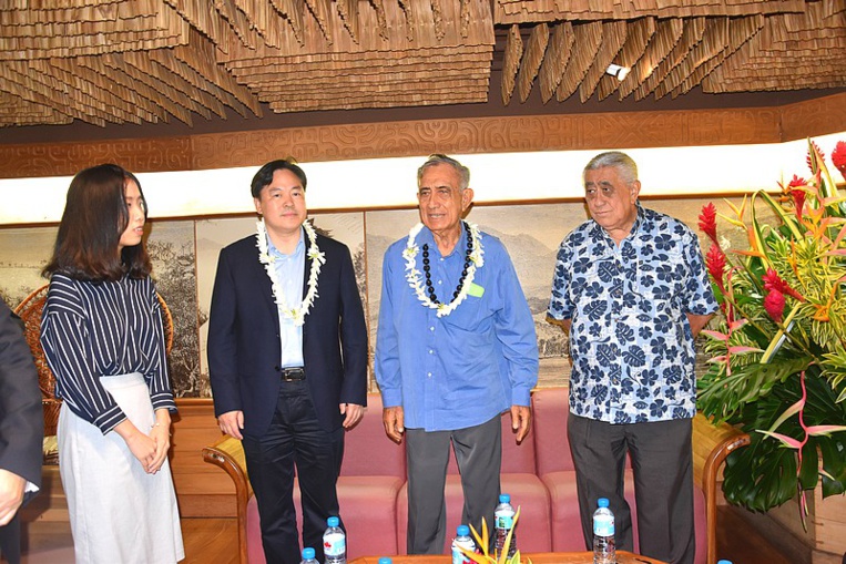 Une délégation des autorités de la ville de Jiangyin à Tahiti Une délégation des autorités de la ville de Jiangyin à Tahiti