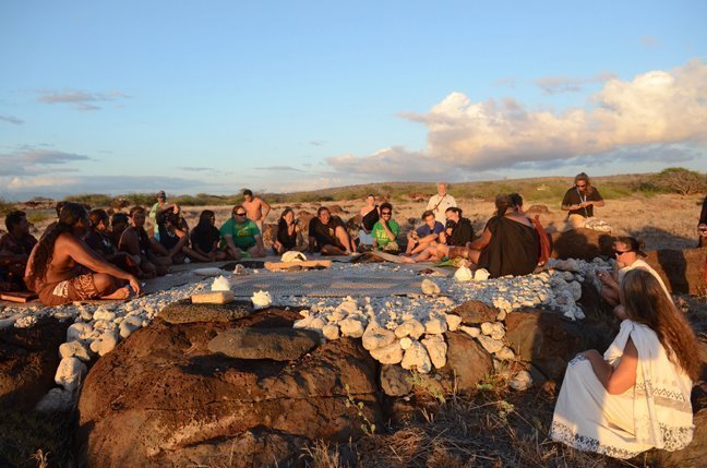 Ceremonie de 'ava a la pointe Ke-ala-i-Kahiki