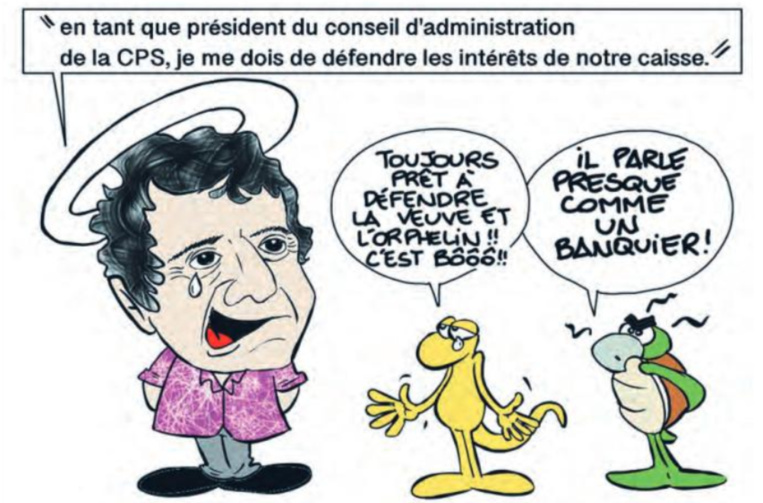" Galenon tient la Caisse " par Munoz
