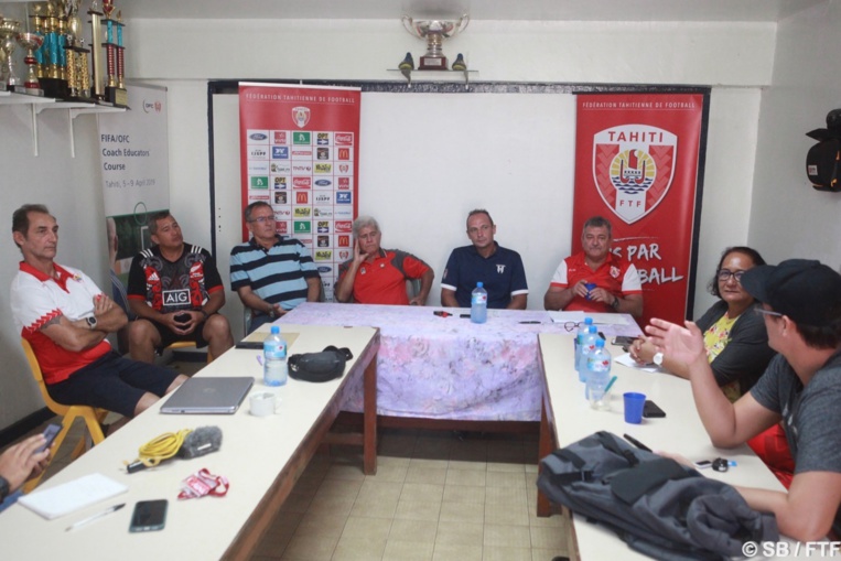 La conférence de presse s'est déroulée à Mahina, au siège de l'as Vénus La conférence de presse s'est déroulée à Mahina, au siège de l'as Vénus