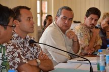 Steeve Hamblin ( 2ème en partant de la gauche) et Teva Janicaud ( en 4ème position)