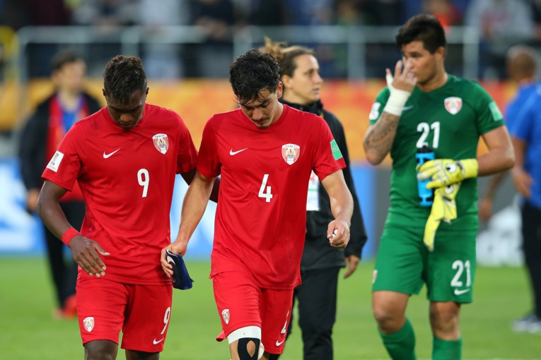Tahiti s'incline 3-0 mais l'équipe n'a pas démérité © FIFA via Getty Images Tahiti s'incline 3-0 mais l'équipe n'a pas démérité © FIFA via Getty Images