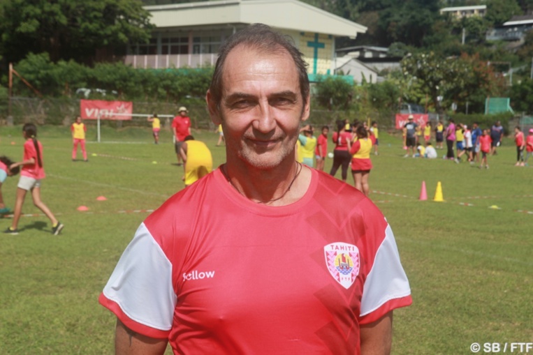 Patrice Flaccadori, directeur technique à la fédération tahitienne de football Patrice Flaccadori, directeur technique à la fédération tahitienne de football