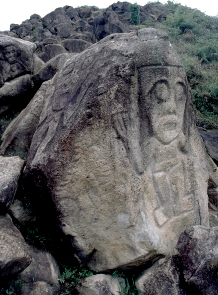 Toute la région autour de San Agustin porte, gravées sur des rochers, les marques d'un riche passé religieux.