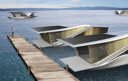 Les maisons flottantes, une solution pour s'adapter à la montée des eaux?
