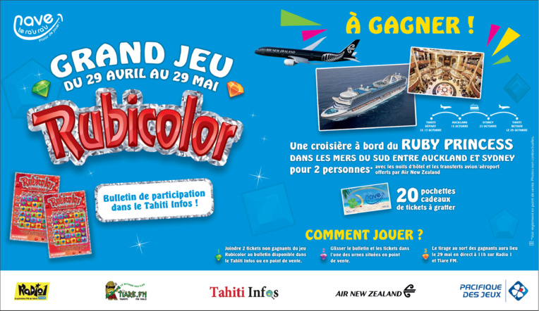 Tirage du jeu concours Rubicolor le 29 mai Tirage du jeu concours Rubicolor le 29 mai