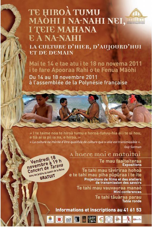 "La culture d'hier, d'aujourd'hui et de demain", à l'Assemblée de Polynésie française