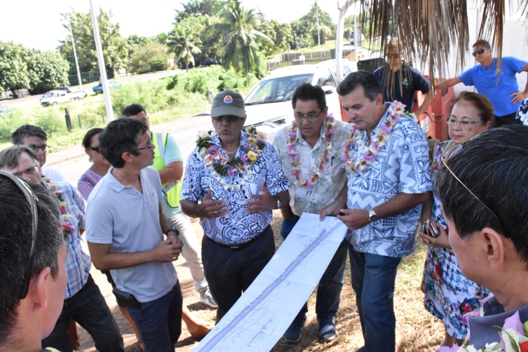 La tournée des chantiers du Grand Papeete La tournée des chantiers du Grand Papeete