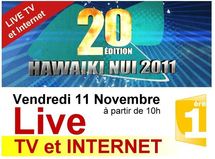 HAWAIKI NUI VA'A: en direct-live sur Internet à partir 10 heures sur polynésie1ère