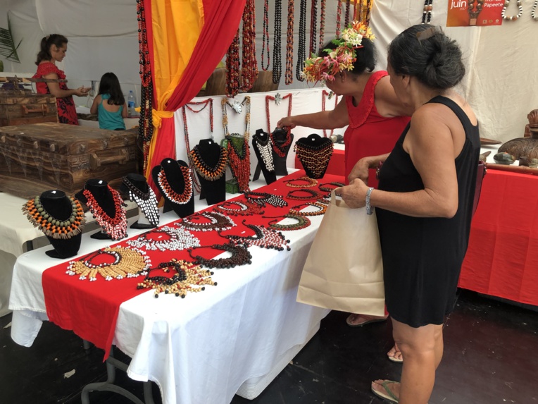 Une centaine d'artisans marquisiens vous attendent au parc expo de Mama'o jusqu'au 9 juin.